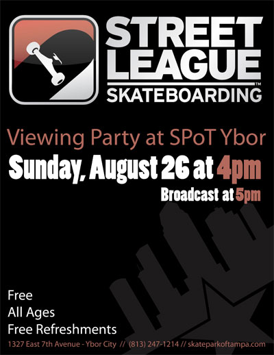 Street League viewing parties are at The Bricks